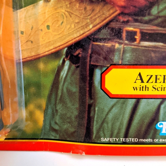 Vintage Robin Hood Prince Of Thieves. Azeem With Scimitar. Kenner 1991. NEW MOC! - Picture 2 of 4